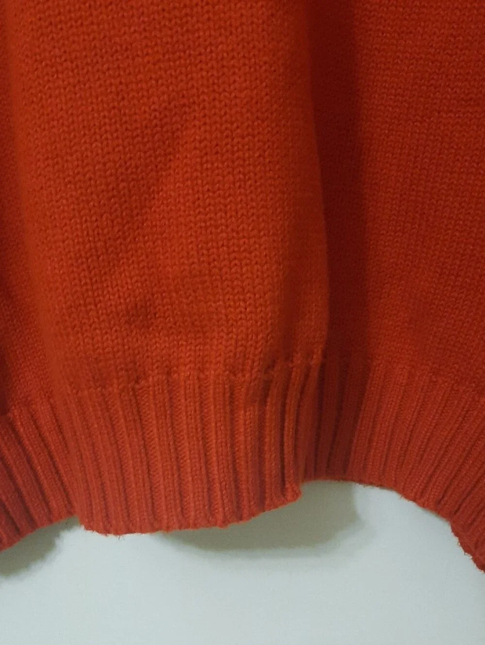 Polo by Ralph Lauren Men’s Bright Red Crewneck Sweater